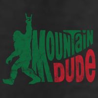 Mountain Dude Funny Bigfoot 7 Panel Mesh Trucker Snapback Hat