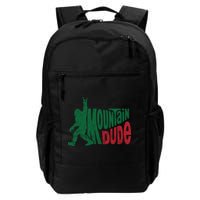Mountain Dude Funny Bigfoot Backpack