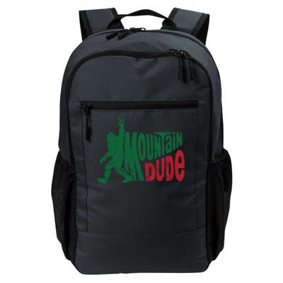 Mountain Dude Funny Bigfoot Daily Commute Backpack