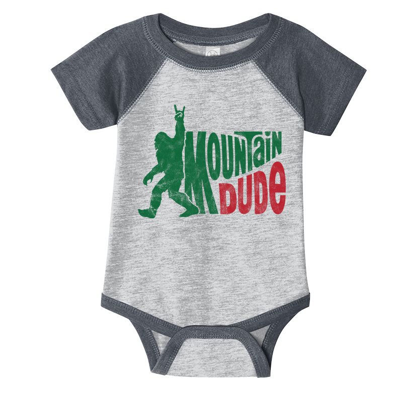 Mountain Dude Funny Bigfoot Infant Baby Jersey Bodysuit