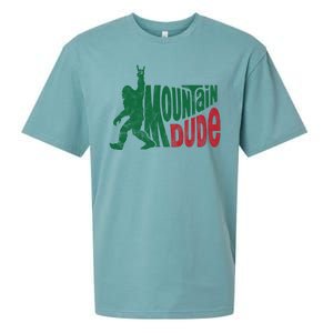 Mountain Dude Funny Bigfoot Sueded Cloud Jersey T-Shirt