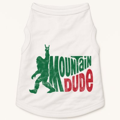 Mountain Dude Funny Bigfoot Doggie Tank