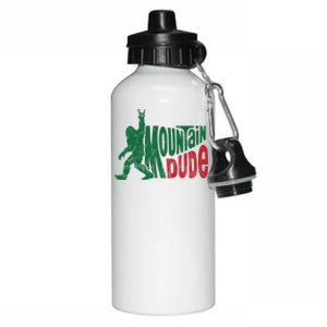 Mountain Dude Funny Bigfoot Aluminum Water Bottle