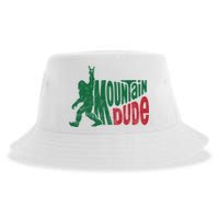 Mountain Dude Funny Bigfoot Sustainable Bucket Hat