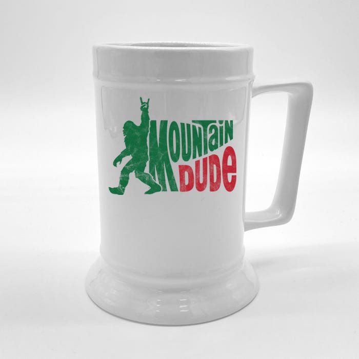 Mountain Dude Funny Bigfoot Beer Stein