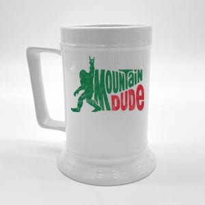 Mountain Dude Funny Bigfoot Beer Stein