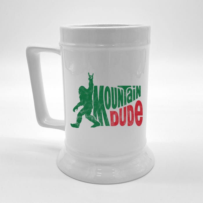 Mountain Dude Funny Bigfoot Beer Stein