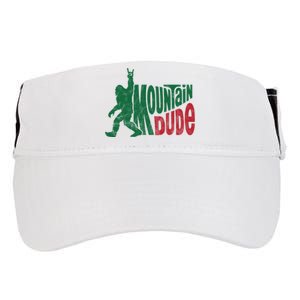 Mountain Dude Funny Bigfoot Adult Drive Performance Visor