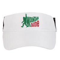 Mountain Dude Funny Bigfoot Adult Drive Performance Visor