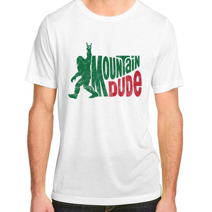 Mountain Dude Funny Bigfoot Adult ChromaSoft Performance T-Shirt