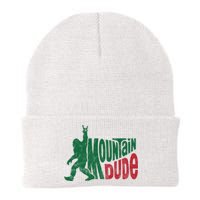 Mountain Dude Funny Bigfoot Knit Cap Winter Beanie