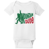 Mountain Dude Funny Bigfoot Baby Bodysuit