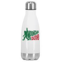 Mountain Dude Funny Bigfoot Stainless Steel Insulated Water Bottle