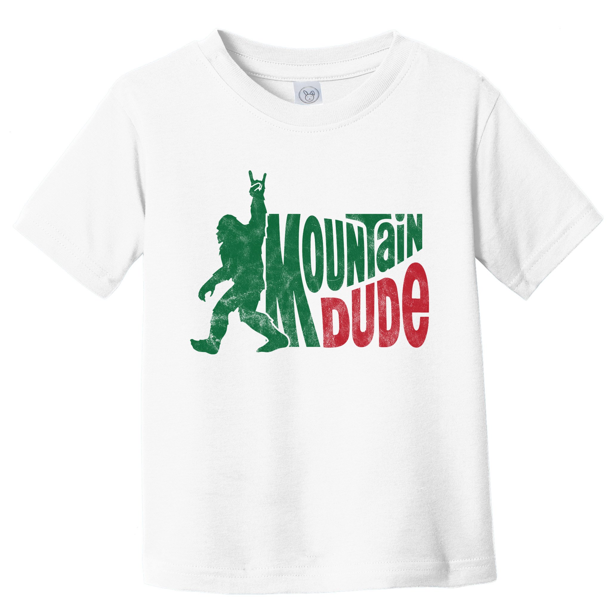 Mountain Dude Funny Bigfoot Toddler T-Shirt