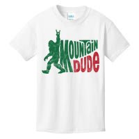 Mountain Dude Funny Bigfoot Kids T-Shirt