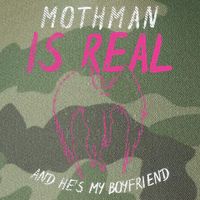 Mothman Design For Cryptid Lover Mothman Is My Boyfriend Legacy Tie Dye Trucker Hat