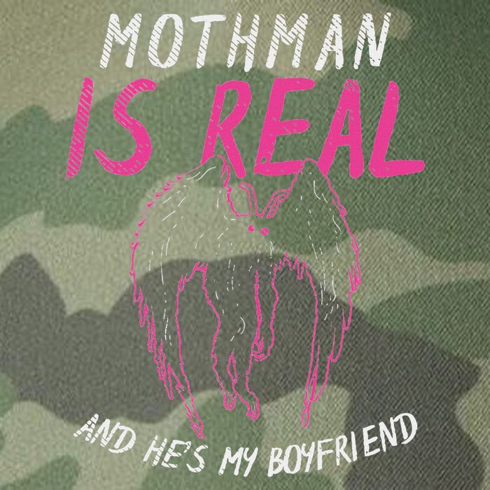 Mothman Design For Cryptid Lover Mothman Is My Boyfriend Legacy Tie Dye Trucker Hat