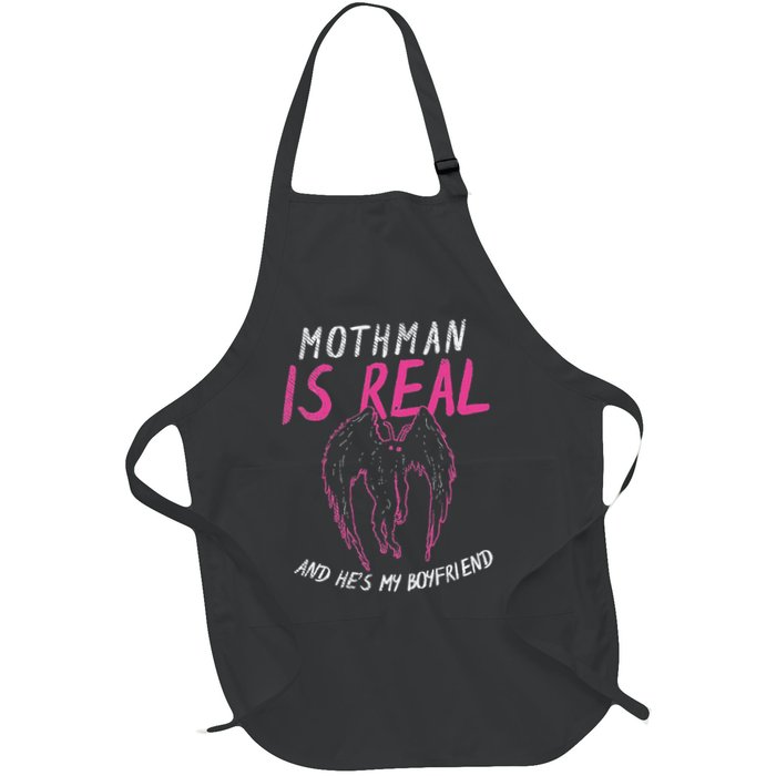 Mothman Design For Cryptid Lover Mothman Is My Boyfriend Apron
