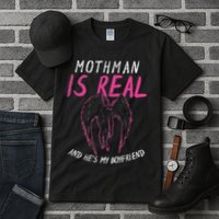 Mothman Design For Cryptid Lover Mothman Is My Boyfriend Tall T-Shirt