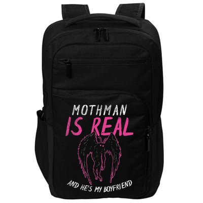 Mothman Design For Cryptid Lover Mothman Is My Boyfriend Impact Tech Backpack