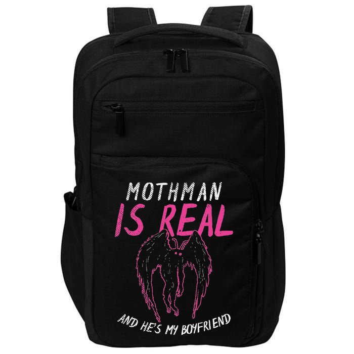 Mothman Design For Cryptid Lover Mothman Is My Boyfriend Impact Tech Backpack