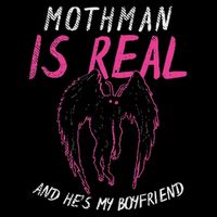 Mothman Design For Cryptid Lover Mothman Is My Boyfriend 16 in Basic Backpack