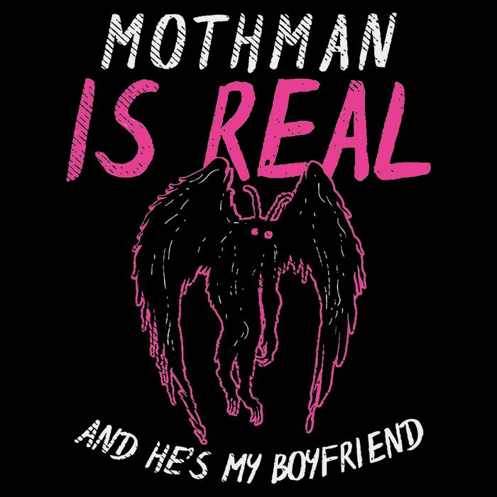 Mothman Design For Cryptid Lover Mothman Is My Boyfriend 16 in Basic Backpack