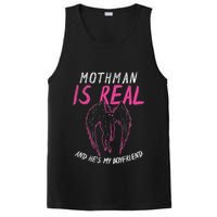 Mothman Design For Cryptid Lover Mothman Is My Boyfriend PosiCharge Competitor Tank