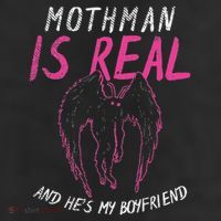 Mothman Design For Cryptid Lover Mothman Is My Boyfriend Trucker Hat