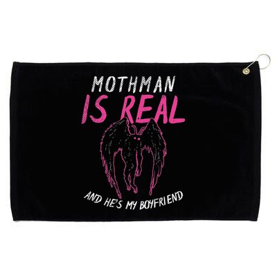 Mothman Design For Cryptid Lover Mothman Is My Boyfriend Grommeted Golf Towel