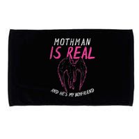 Mothman Design For Cryptid Lover Mothman Is My Boyfriend Microfiber Hand Towel