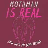 Mothman Design For Cryptid Lover Mothman Is My Boyfriend 16oz Travel Tumbler