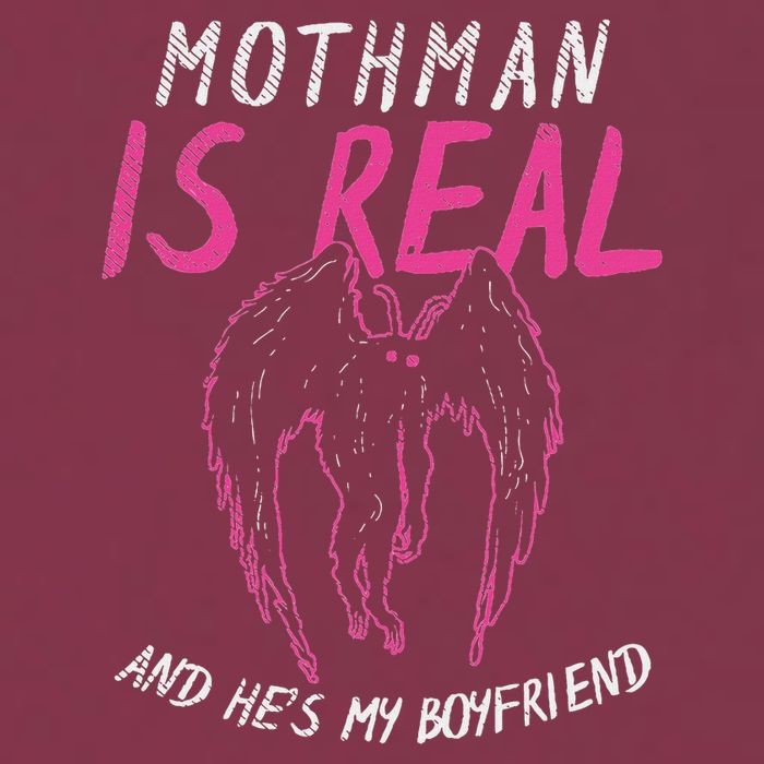 Mothman Design For Cryptid Lover Mothman Is My Boyfriend 16oz Travel Tumbler