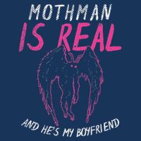 Mothman Design For Cryptid Lover Mothman Is My Boyfriend Infant Baby Jersey Bodysuit