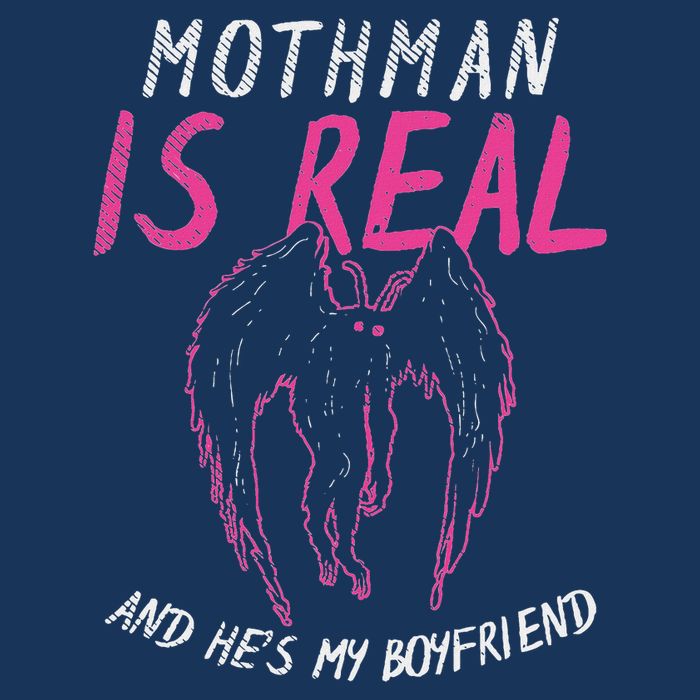 Mothman Design For Cryptid Lover Mothman Is My Boyfriend Infant Baby Jersey Bodysuit
