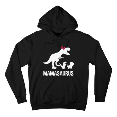 Mamasaurus Dinosaurus Family Funny Mother Gift Idea Hoodie