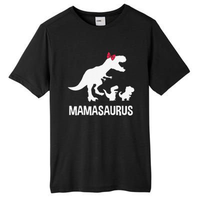 Mamasaurus Dinosaurus Family Funny Mother Gift Idea Tall Fusion ChromaSoft Performance T-Shirt