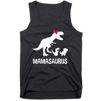 Mamasaurus Dinosaurus Family Funny Mother Gift Idea Tank Top