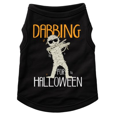 Mummy Dabbing For Halloween Doggie Tank