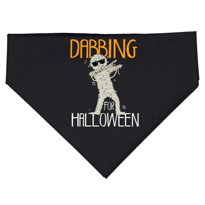 Mummy Dabbing For Halloween USA-Made Doggie Bandana