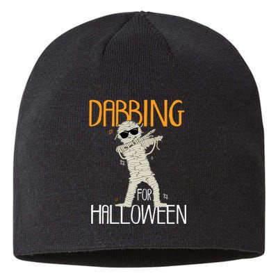 Mummy Dabbing For Halloween Sustainable Beanie