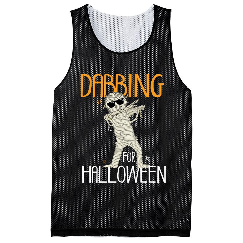 Mummy Dabbing For Halloween Mesh Reversible Basketball Jersey Tank