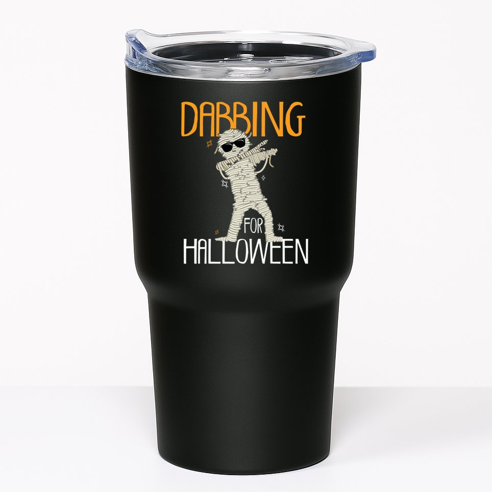 Mummy Dabbing For Halloween Tumbler