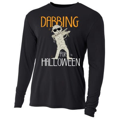 Mummy Dabbing For Halloween Cooling Performance Long Sleeve Crew