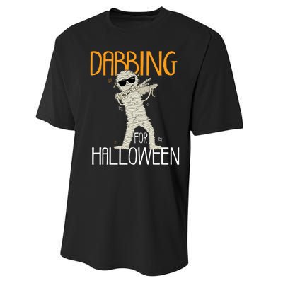 Mummy Dabbing For Halloween Performance Sprint T-Shirt