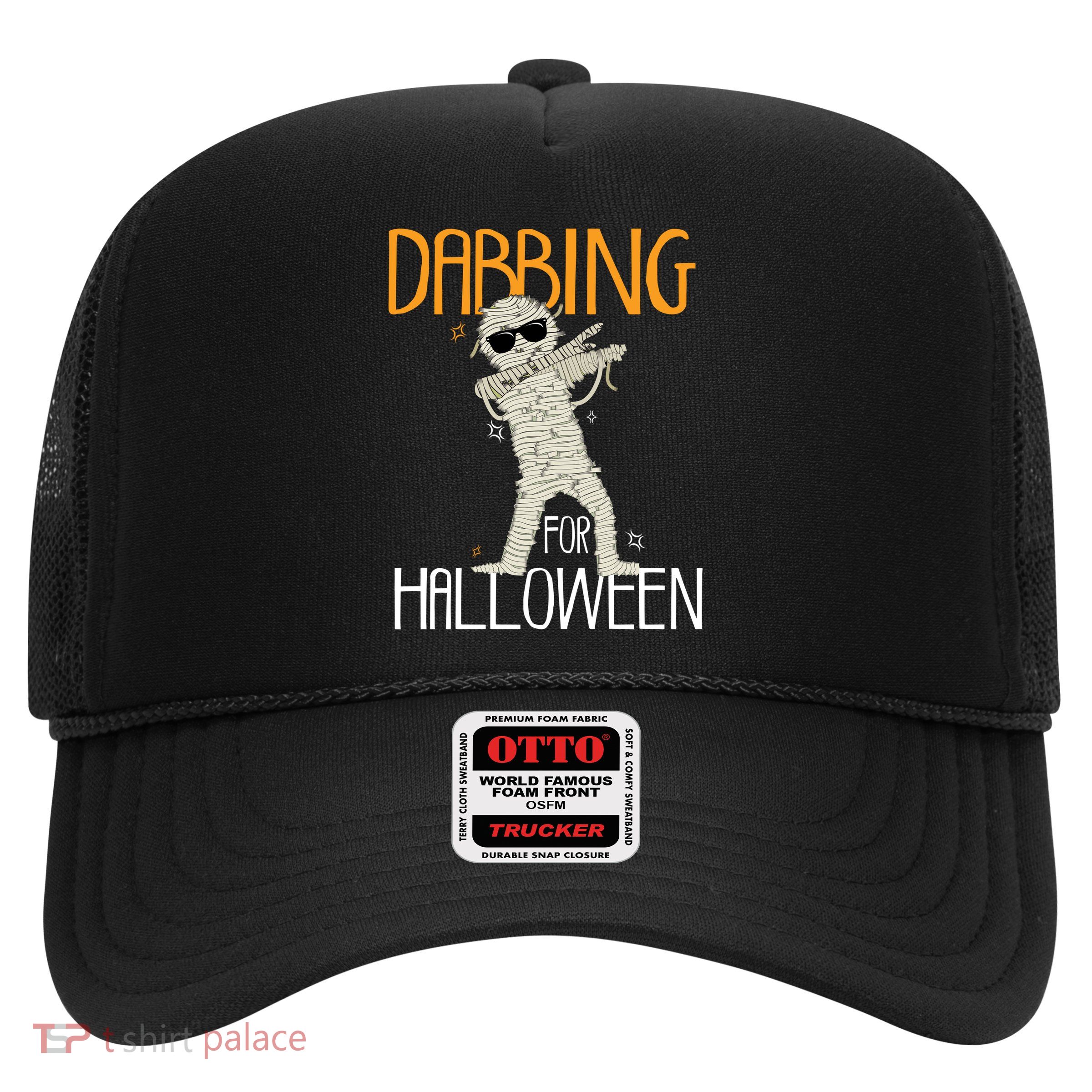 Mummy Dabbing For Halloween Trucker Hat