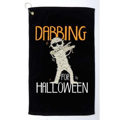 Mummy Dabbing For Halloween Golf Towel