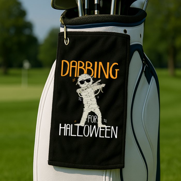 Mummy Dabbing For Halloween Golf Towel