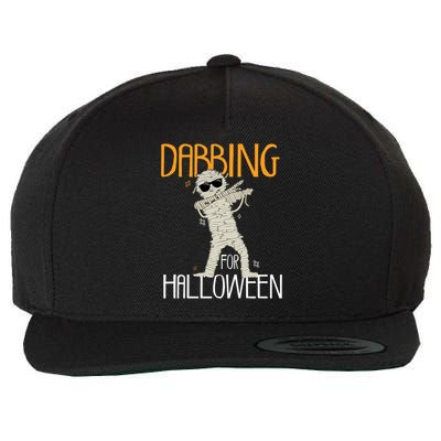 Mummy Dabbing For Halloween Wool Snapback Cap