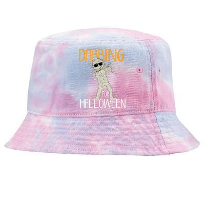 Mummy Dabbing For Halloween Tie-Dyed Bucket Hat